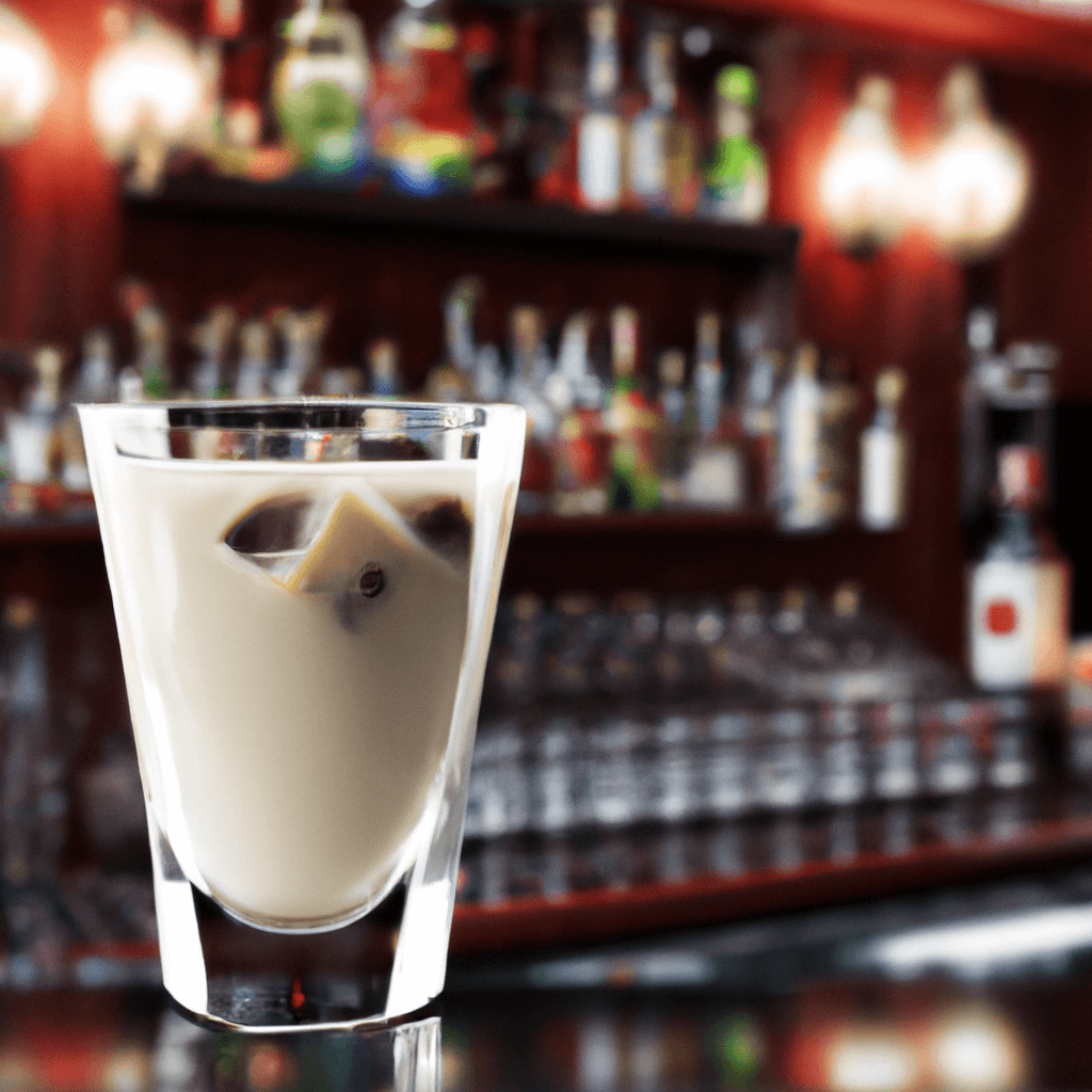 Zest and bitters White Russian